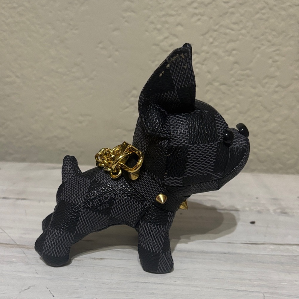 Louis Vuitton Black Dog Keychain